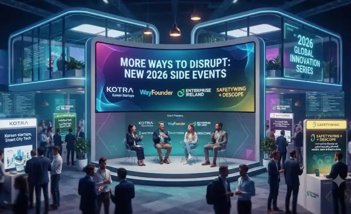More Ways to Disrupt: New 2026 Side Events from KOTRA, WayFounder, Enterprise Ireland, SafetyWing + Descope More Ways to Disrupt: New 2026 Side Events from KOTRA, WayFounder, Enterprise Ireland, SafetyWing + Descope