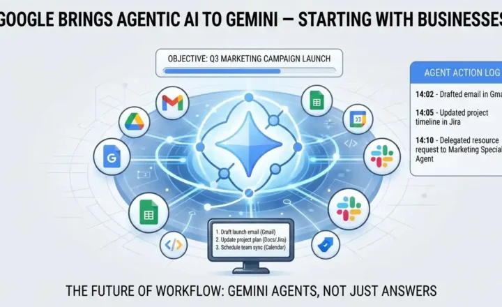 Google brings agentic AI to Gemini, starting with businesses Google brings agentic AI to Gemini, starting with businesses