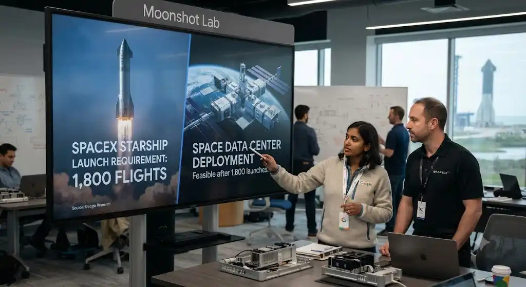 Google thinks SpaceX’s Starship has to launch 1,800 times before space data centers get off the ground
