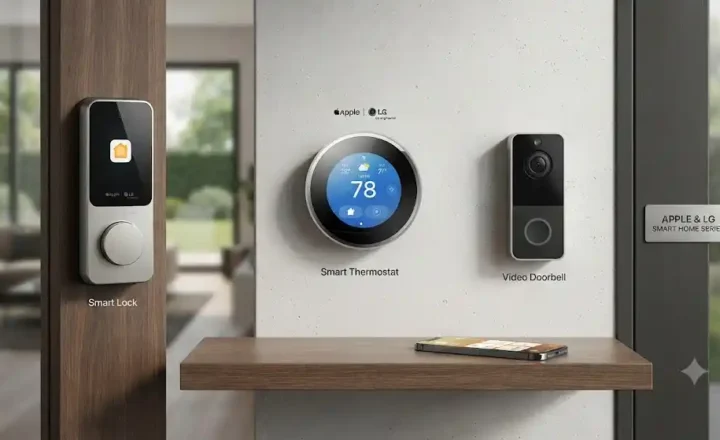 Apple is reportedly partnering with LG to launch a smart lock, thermostat, and doorbell
